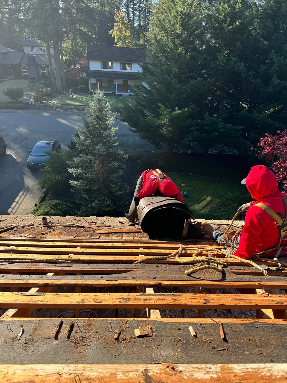Tear-off & deck repair