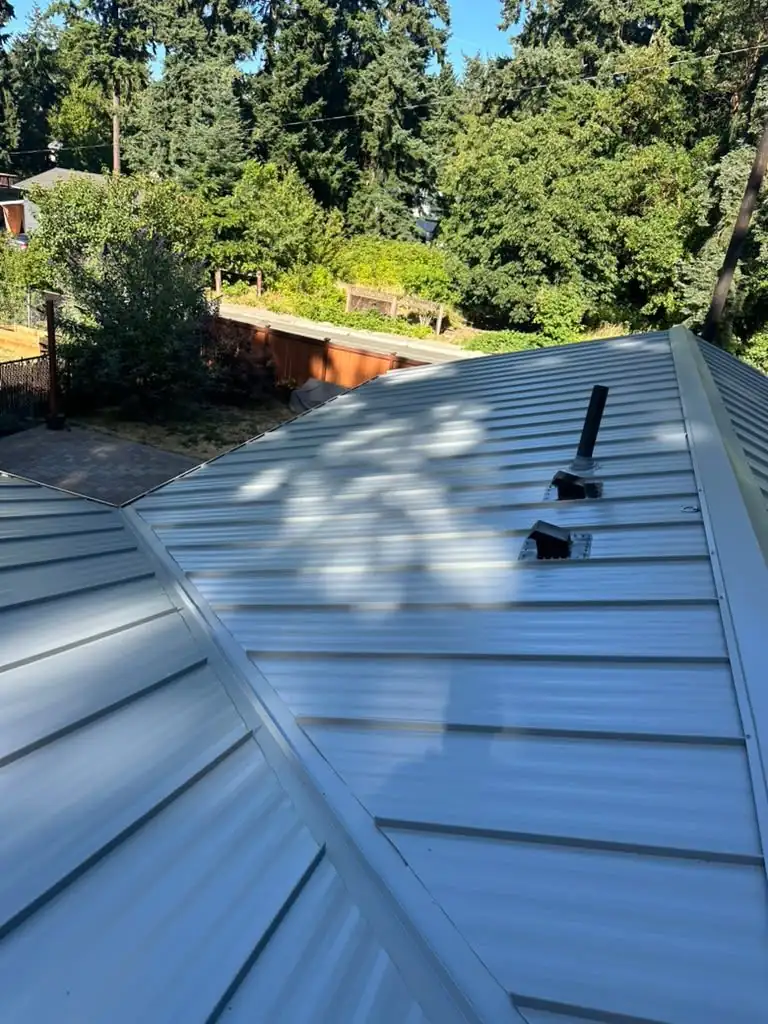 Standing-seam metal