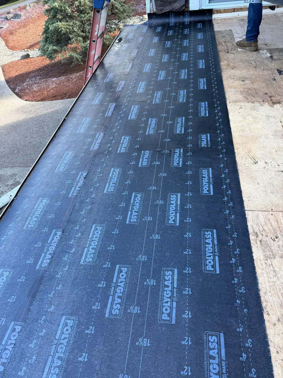 Self-adhered membrane
